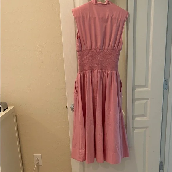 Anthropologie Pink Midi Dress - Picture 4 of 6